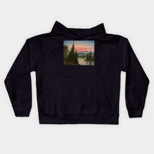 Island in the Wilderness Kids Hoodie